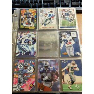 Emmitt Smith 9 Card Lot Dallas Cowboys #6